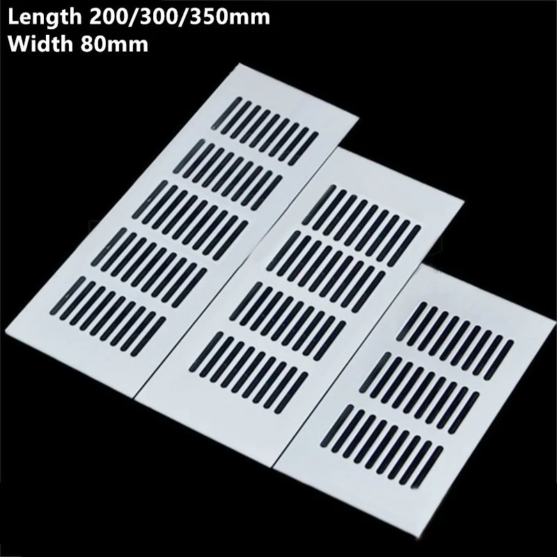 

1pcs Aluminium Alloy Air Vent Grille Cover Hardware Ventilation Grille Accessory Perforated Sheet for Plate Cabinet Mesh Hole