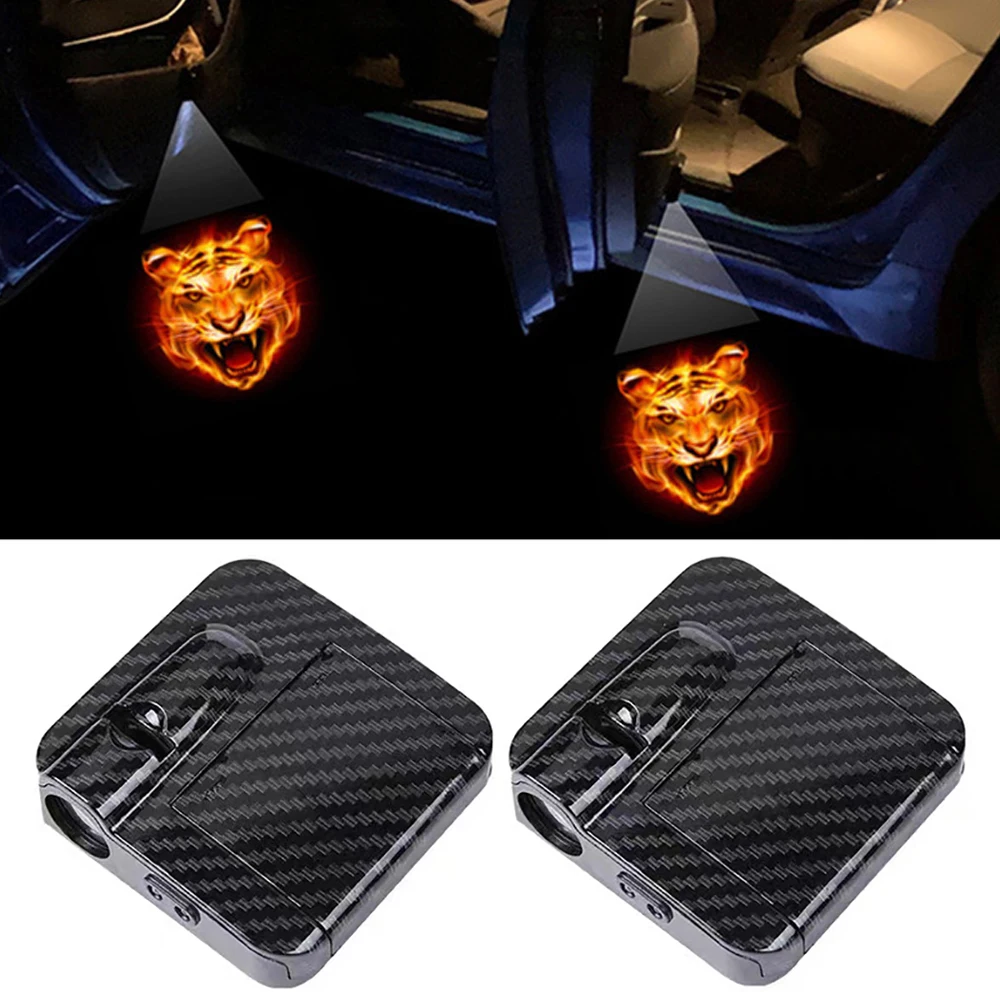 

Luces LED C118 Door Light Logo Laser Projection Ghost Welcome Lamp Luz Car Door Under Emblem Projector Lighting Auto Accessories