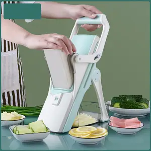 manual vegetable cutter grater slicer 5 in 1 kitchen chopper convenience accessories tools cutting gadget sets cutting utensils free global shipping