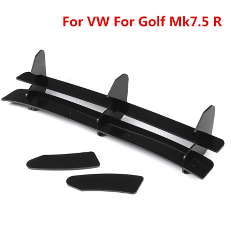 ABS автомобильный диффузор губа на задний бампер и задние боковые разветвители