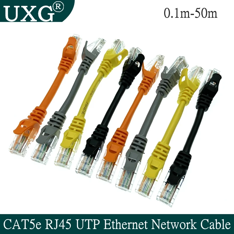 

10cm 30cm 5m 1m 2m CAT5e Ethernet UTP Network Male To Male Cable Gigabit Patch Cord RJ45 Twisted Pair GigE Lan Short Cable 10pcs