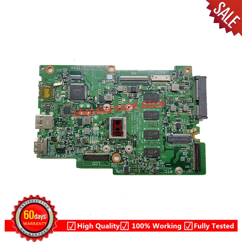 Материнская плата для ноутбука Dell Inspiron 11 3179 16821-1 GXKYX M3-7Y30 4 Гб 0K08PT K08PT материнская