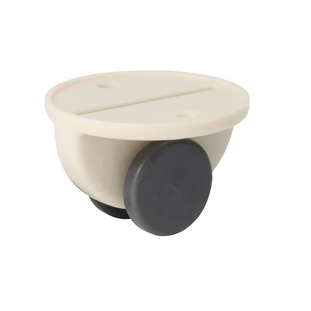 

4pcs Adhesive Pulleys Rollers On The Bottom Of The Storage Box Shelf Wheels Move Wheels For The Storage Box Under The Bed