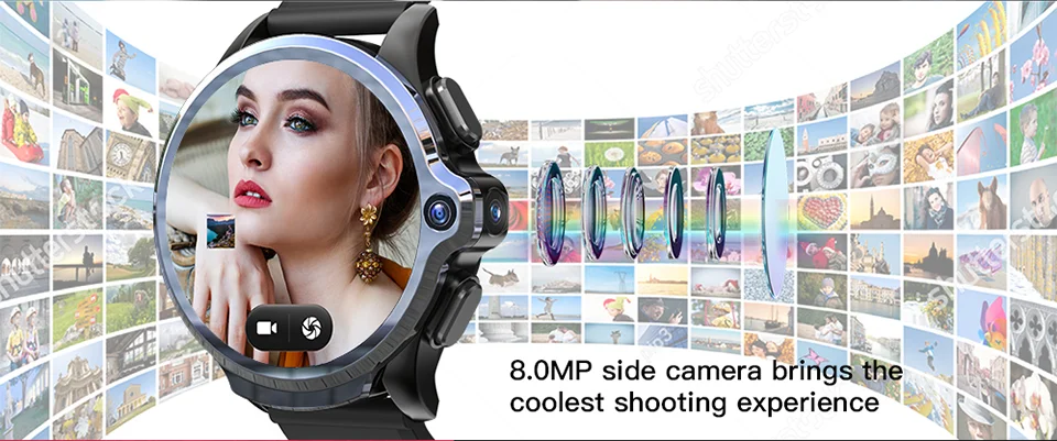 KOSPET Prime, 3 ГБ, 32 ГБ, двойная камера, 1260 мА/ч, батарея, 4G, Смарт-часы, 1,6 дюйма, разблокировка лица, gps, спорт, Bluetooth, Android, Смарт-часы для мужчин