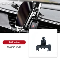 gps car cellphone holder air vent clip mount mobile cell stand smartphone support for volvo s90 v90 2016 2019 holders for phone