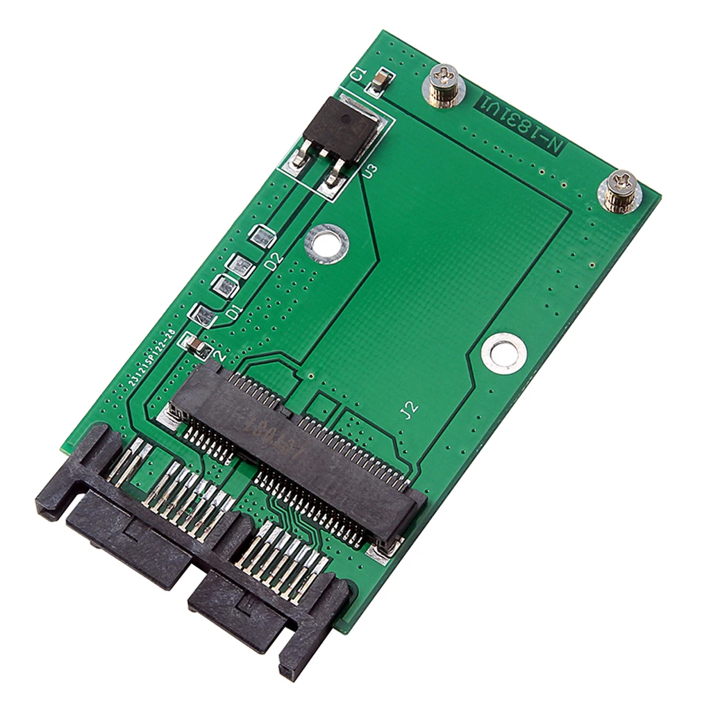 MSATA SSD до 1 8 дюймов 16pin Micro SATA адаптер карты для компьютеров ПК | Компьютеры и офис