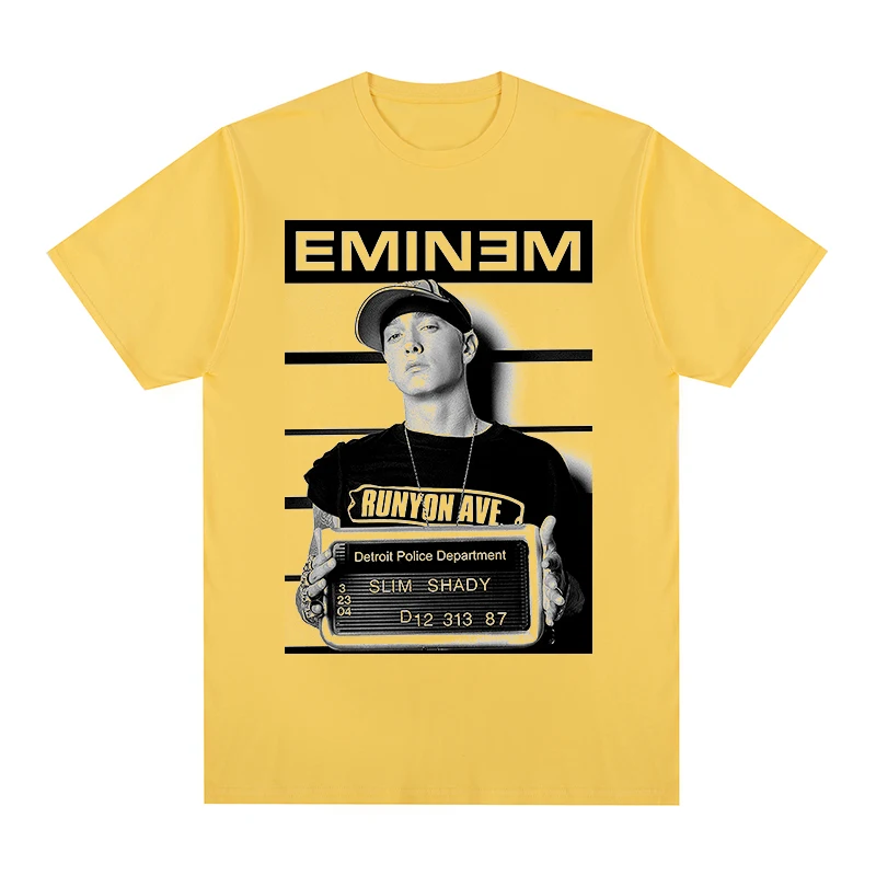 

Eminem Slim Shady Hip Hop Harajuku t-shirt Cotton Men T shirt New TEE TSHIRT Womens tops