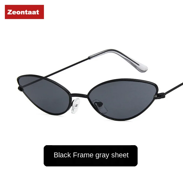 

New Cat Eye Small Frame Sunglasses 3552 Fashion Ocean Film Sunglasses Wild Metal Sunglasses sunglasses women shades for women