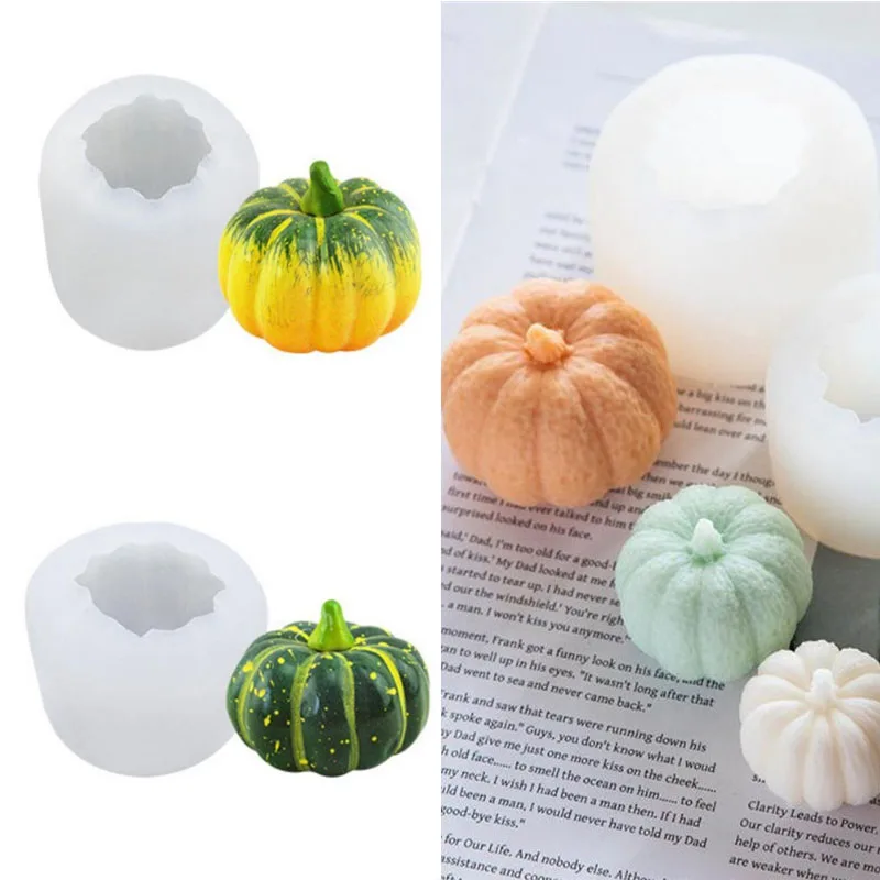 

Silicone Mould Mold Handmade 3D Pumpkin Ice DIY Candle Wax Soap Mousse Chocolate