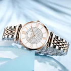 Золотые часы с бриллиантами, женские роскошные повседневные креативные наручные часы, классические элегантные часы, лидер продаж, подарки для любителей Zegarek Damski