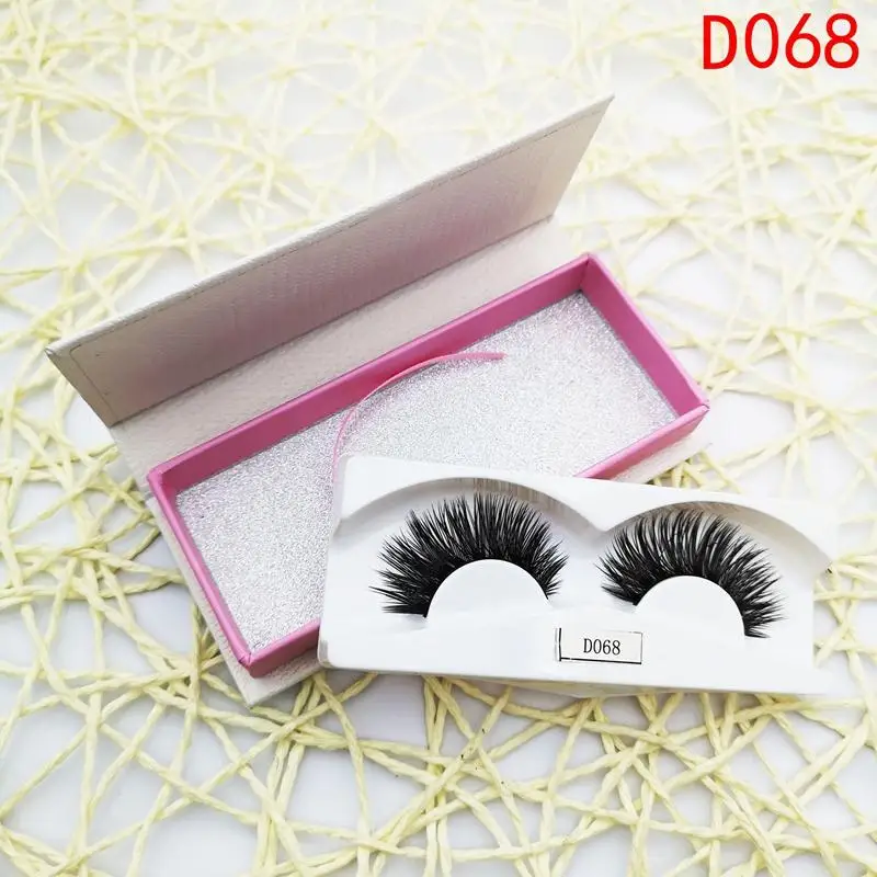 Норковые ресницы 100% безжалостная ручная работа 3D норковые полные полосы Мягкие