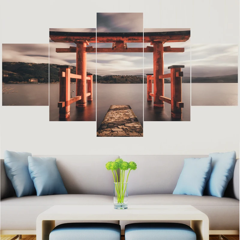 5 шт. настенные картины в японском стиле|Рисование и каллиграфия| |
