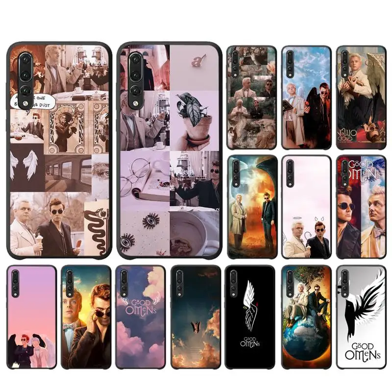 

Yinuoda Good Omens Phone Case for Huawei P30 40 20 10 8 9 lite pro plus Psmart2019