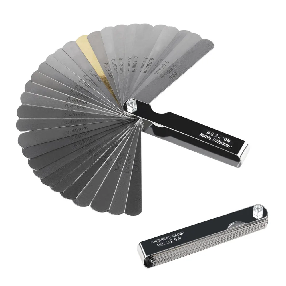 Набор инструментов для измерения толщины гитары 32 лезвия|Деревянные музыкальные