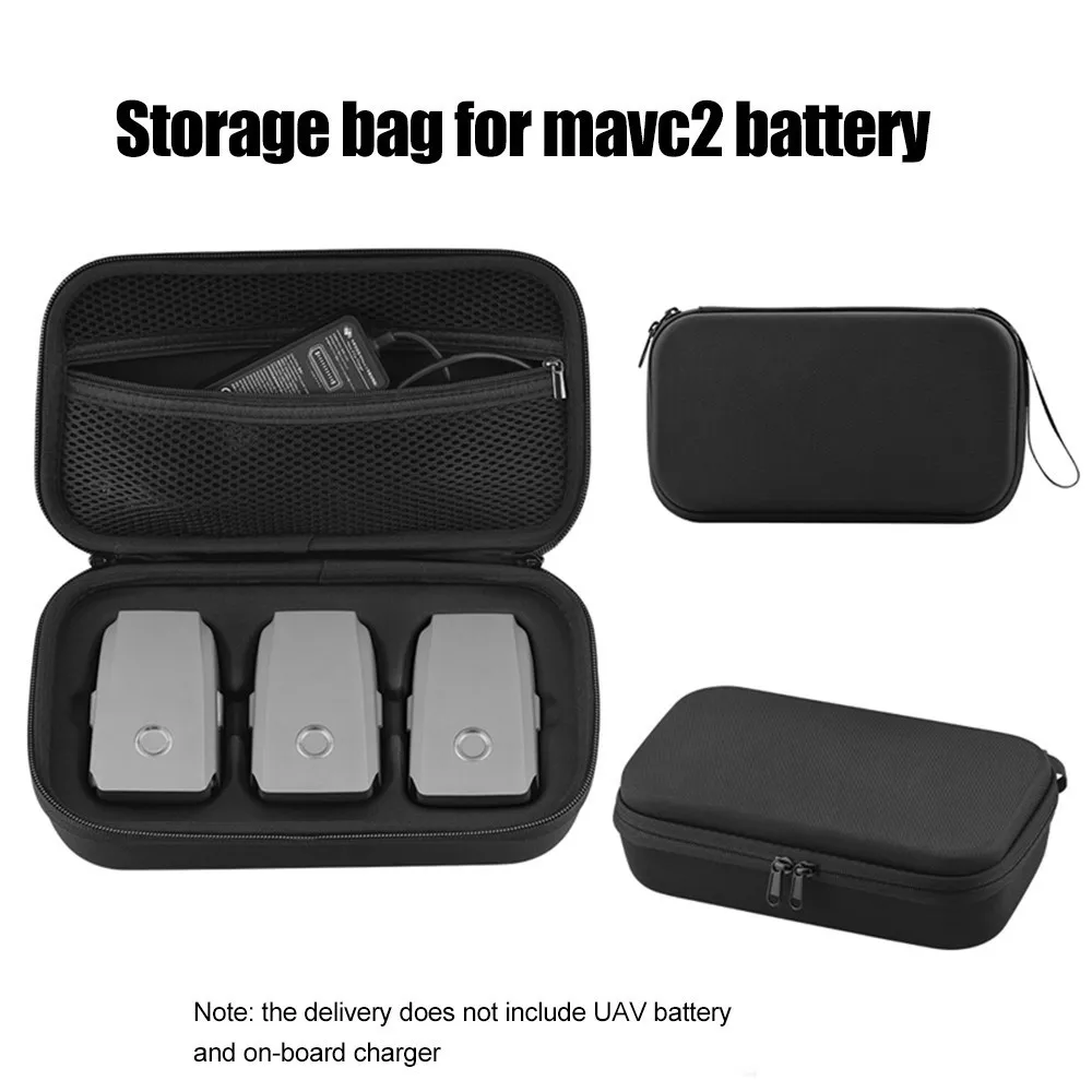 

Battery Storage Case Bag Portable Hard EVA Storage Bag for DJI Mavic 2 Zoom/Pro Drone 3pcs Batteries