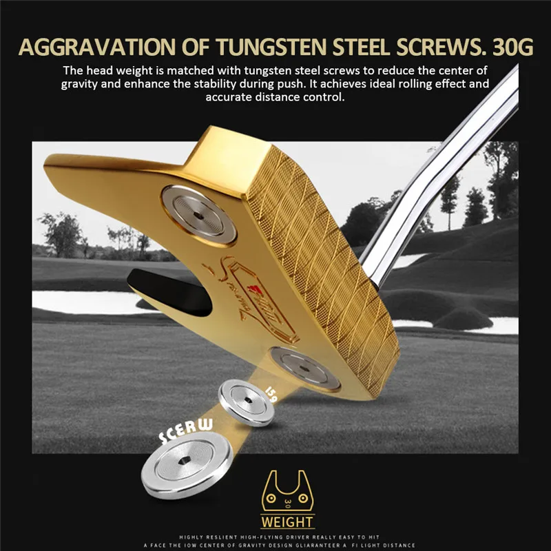 Клюшки для гольфа PGM с интегрированным ЧПУ валом из нержавеющей стали