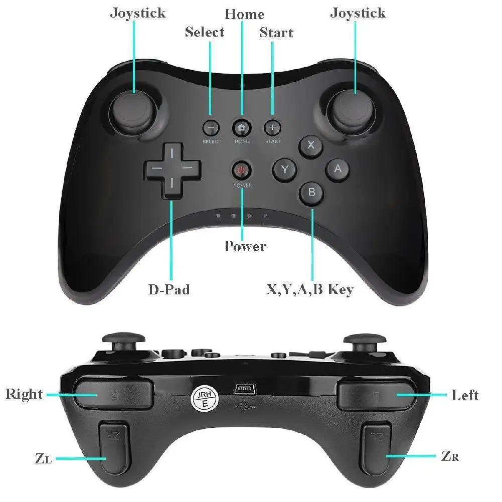 Беспроводной геймпад для Nintendo wii U Pro беспроводной Классический игровой джойстик