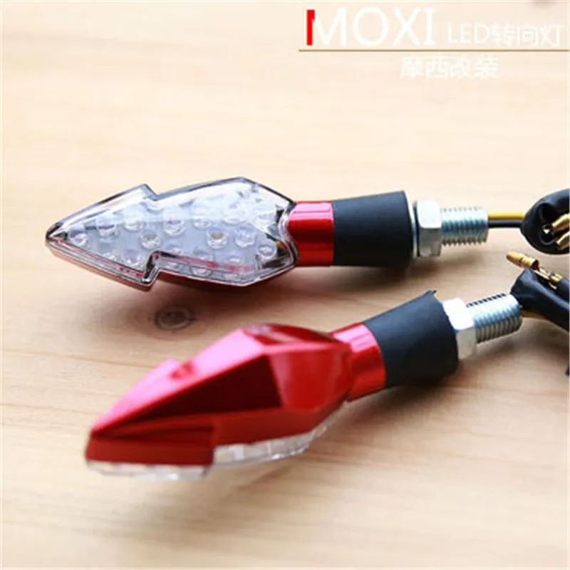 

Motorbike Accessories Motorcycle Led Turn Signals Strobe Lights Waterproof ABS Plastic Moto Signal Lamp Simple Installation