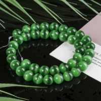 natural stone beads 8mm green cat eye loose beads fit for diy jewelry making bracelet necklace women present amulet accessories