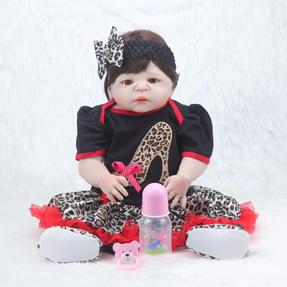 Куклы Новорожденные Силиконовые Реалистичные 55 см мягкие удобные детские