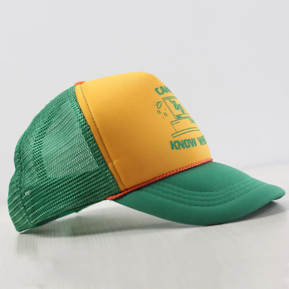 2019 шапка Дастина из аниме очень странные дела 3 Кепка с сеткой в стиле ретро кепка