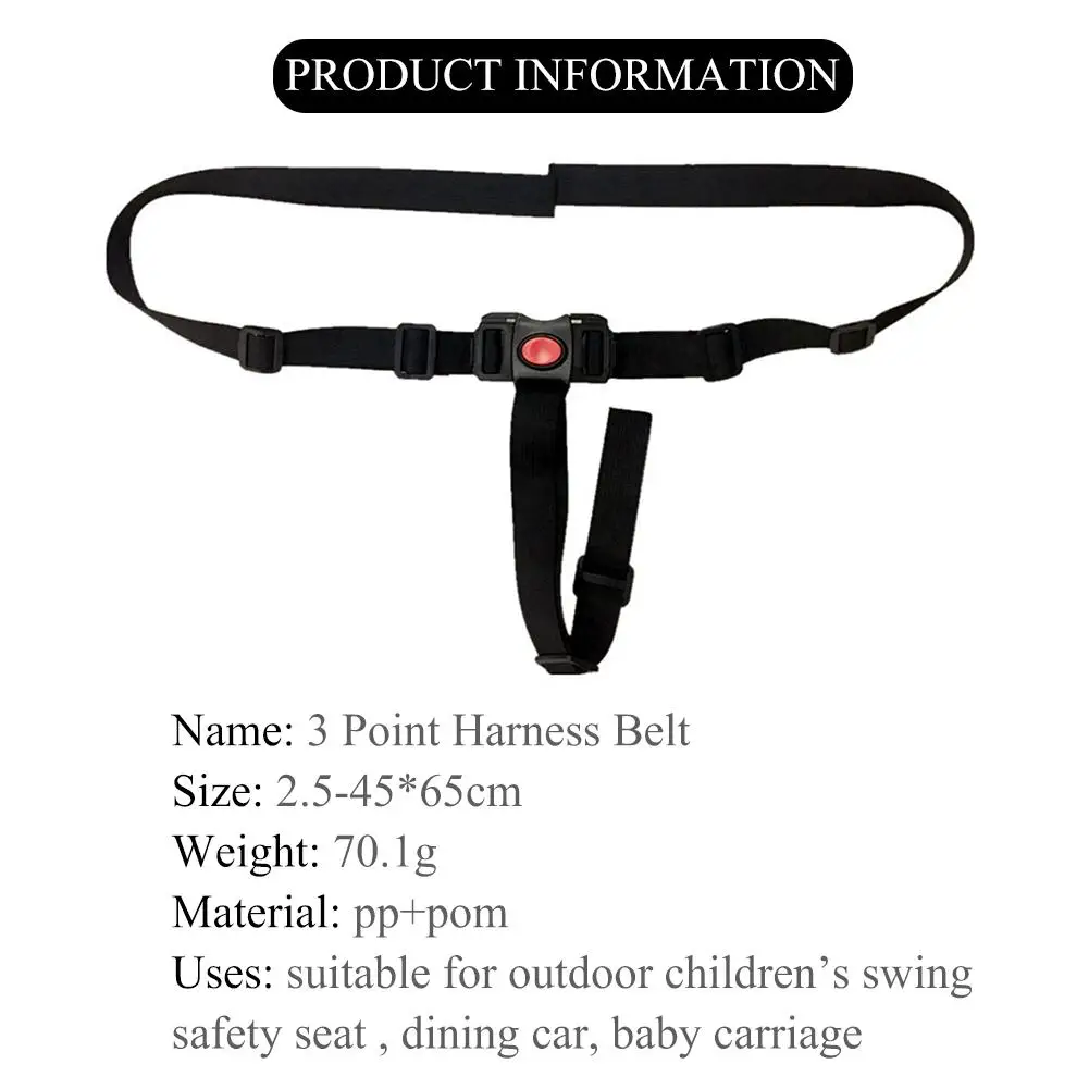 3 х точечные ремни безопасности для детей неподвижная основа ремня через одно