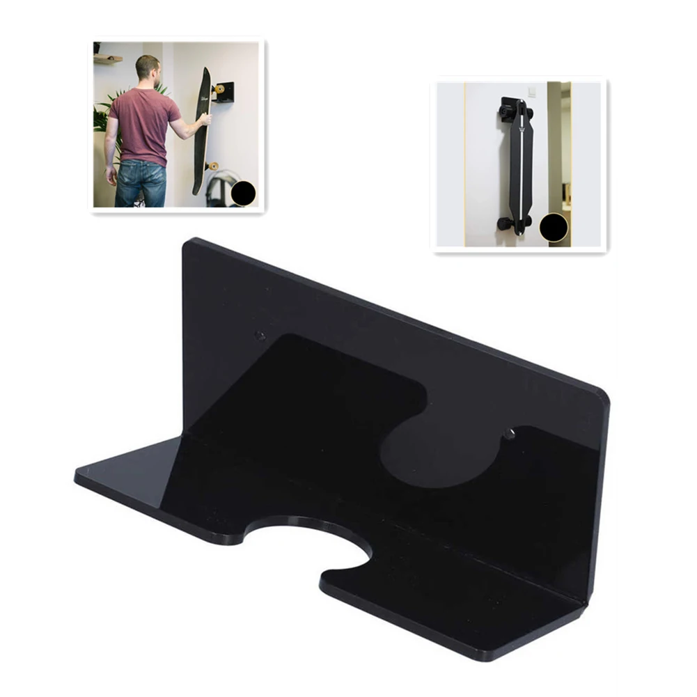 

Wall-Mount Skateboard Display Stand Hanging Support Holder for Skateboard Shop Space Saving Longboard Display Rack