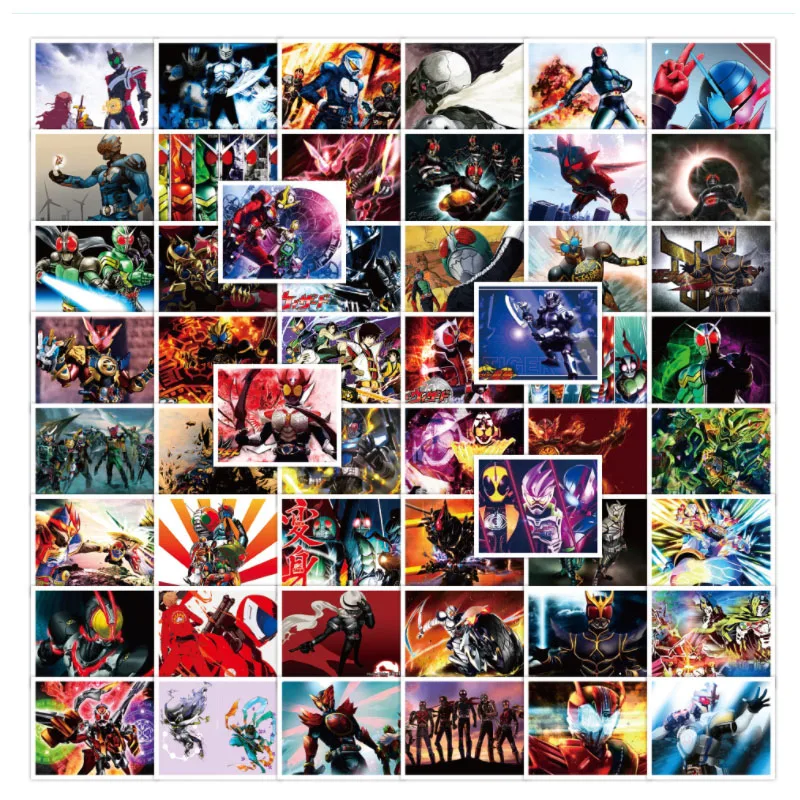 

10/30/50Pcs/Set Kamen Rider Japanese anime Graffiti Waterproof Skateboard Travel Suitcase Phone Laptop Luggage Stickers Cute