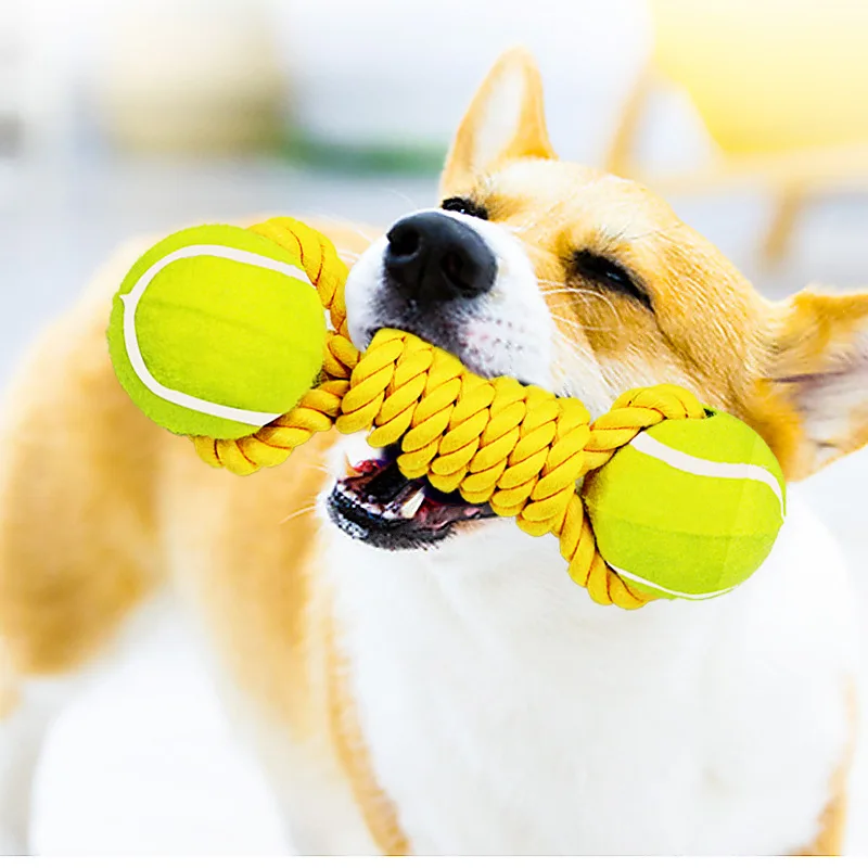 JORMEL сильный плетеный собачий кот поводок для собак игрушки теннисные