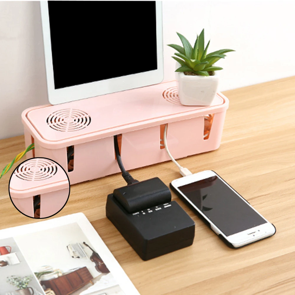 Новая настольная розетка коробка для хранения провода патч-панель фиксированная