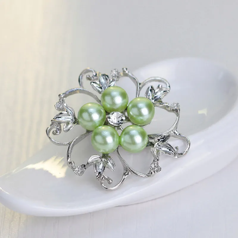 Новые женские Стразы из искусственного жемчуга брошь на булавке Хрустальный