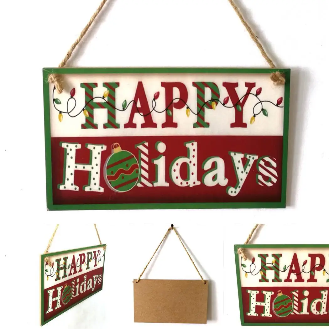 Подвесная деревянная подвеска для Хэллоуина украшения дверей на стену