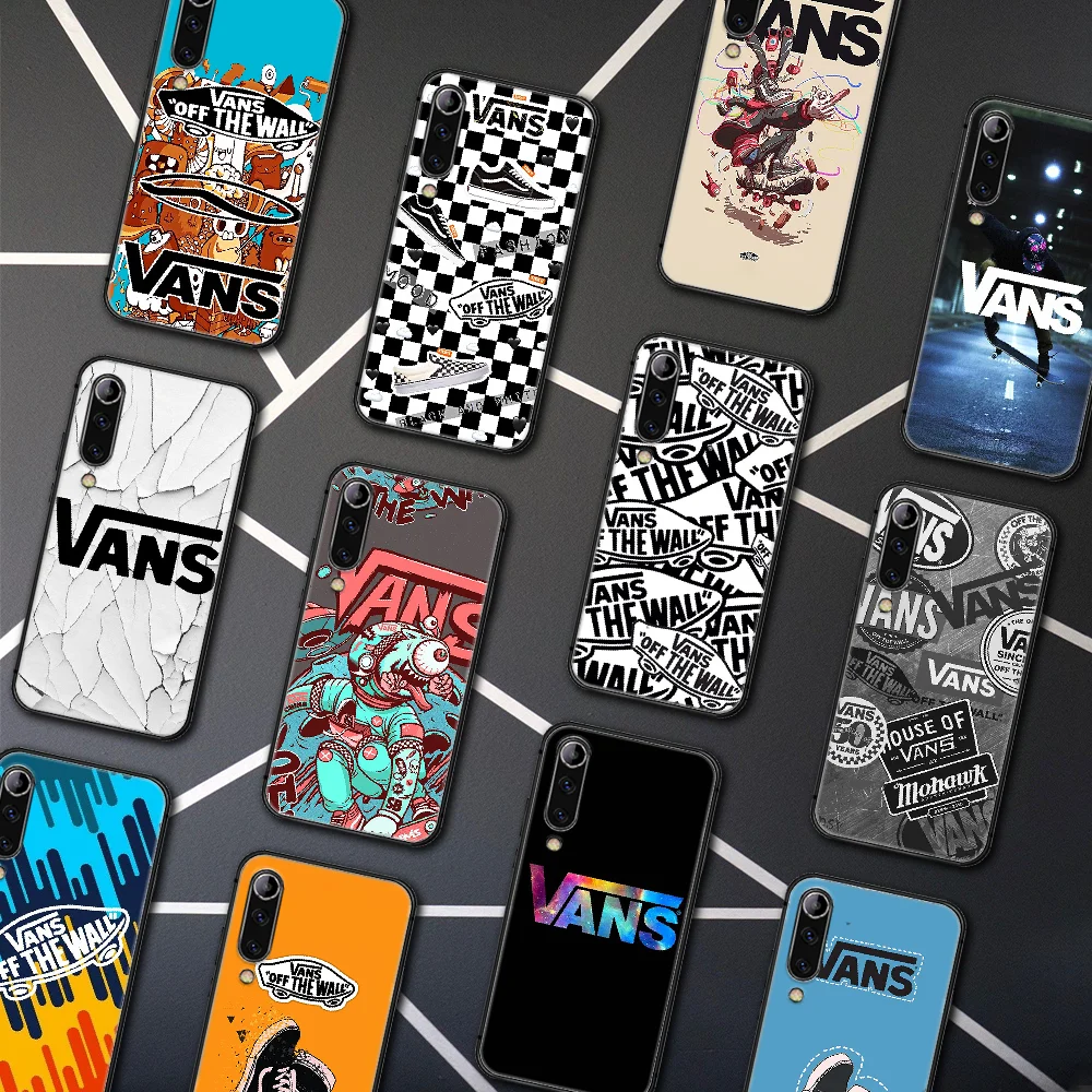 

Fashion Brand Vansing Phone Case For Xiaomi Mi Note 10 A3 9 MAX 3 A2 8 9 10 11 Lite Pro Ultra black Coque 3D Bumper Tpu Cell