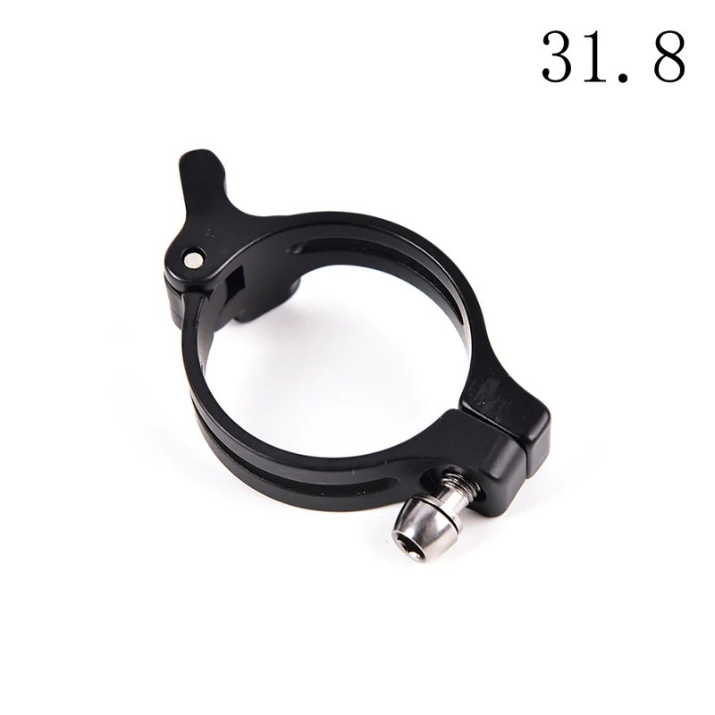 

Front shifting transmission seat black adjustable 31.8mm mountain bike bicycle front derailleur joint clip outdoor accessories