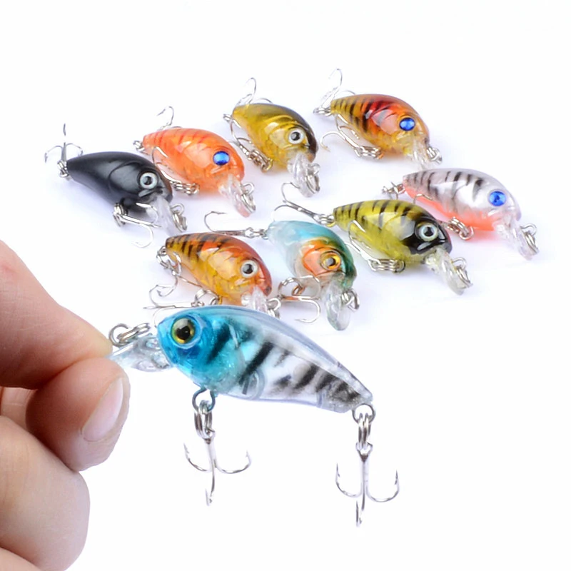 

1 Pack of Minnow Bait 45mm /3.6g Hard Bait Carp Striped Bass Fishing Tackle ABS Hard Bait