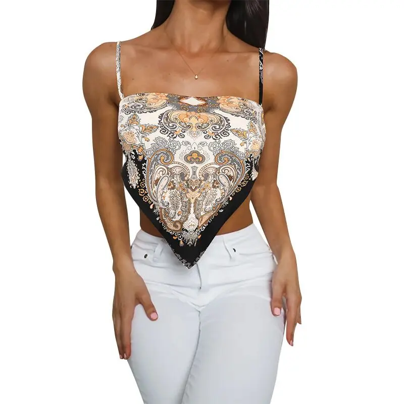 

Women Summer Short Top Leopard Print Tops Sexy Backless Backless Short Camisole Casual Strap Solid