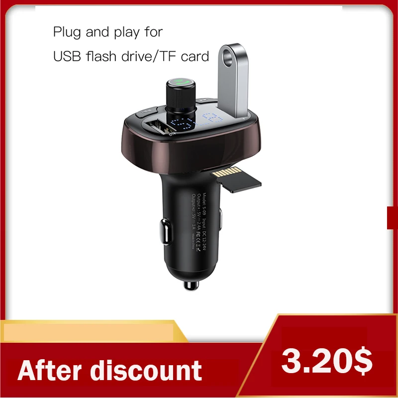 

Car Bluetooth 4.2 MP3 Player Dual USB Car Mobile Phone Charger