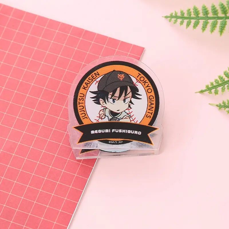 

Anime Jujutsu Kaisen Cute Creative Acrylic PP Note Clamp Binder Clips Fushiguro Megumi Satoru Notes Letter Paper Clip