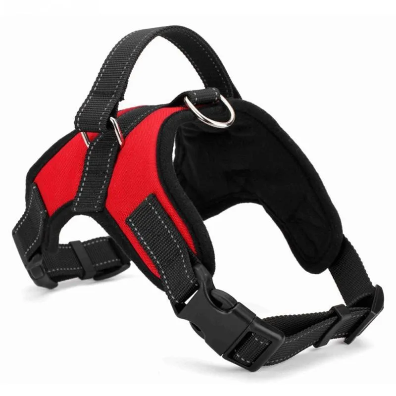 

Nylon Heavy Duty Dog Pet Harness Collar Padded Extra Big Large Medium Small Dog Harnesses vest Husky Dogs Supplies