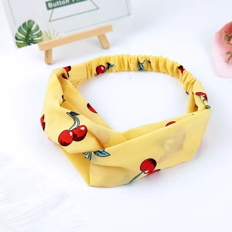 Женская повязка на голову из шифона Дамский тюрбан эластичный обруч для головы