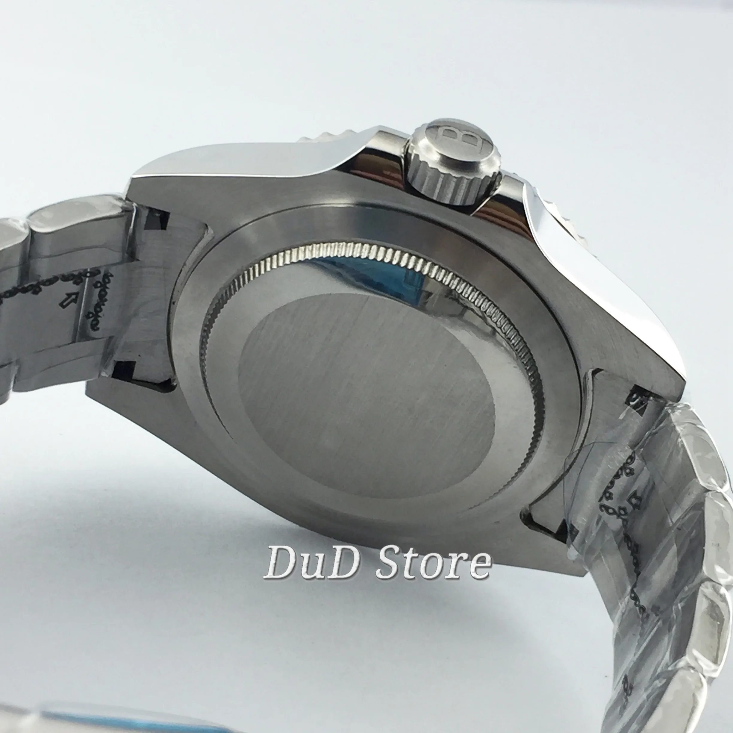 Bliger 43 мм чехол из нержавеющей стали сапфировое стекло светящиеся отметки черный