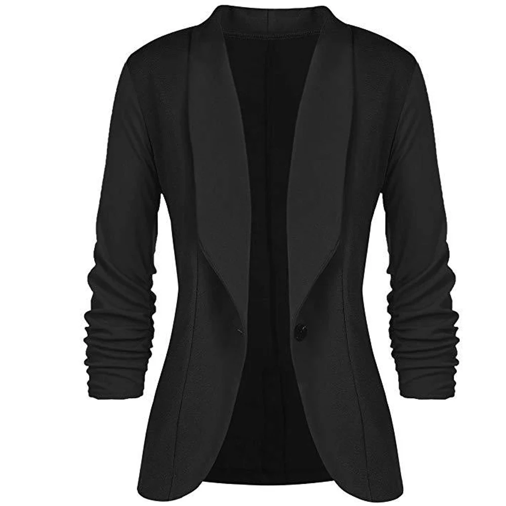 Женский деловой блейзер с длинным рукавом Осень зима|Женские пиджаки| |