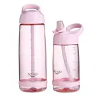 550 мл 850 мл 1000 мл большая бутылка для воды для спорта на открытом воздухе соломинка бутылка для воды портативная соломинка большая емкость спортивная чашка для воды