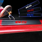 4 шт., защитные накладки на пороги автомобиля, из углеродного волокна