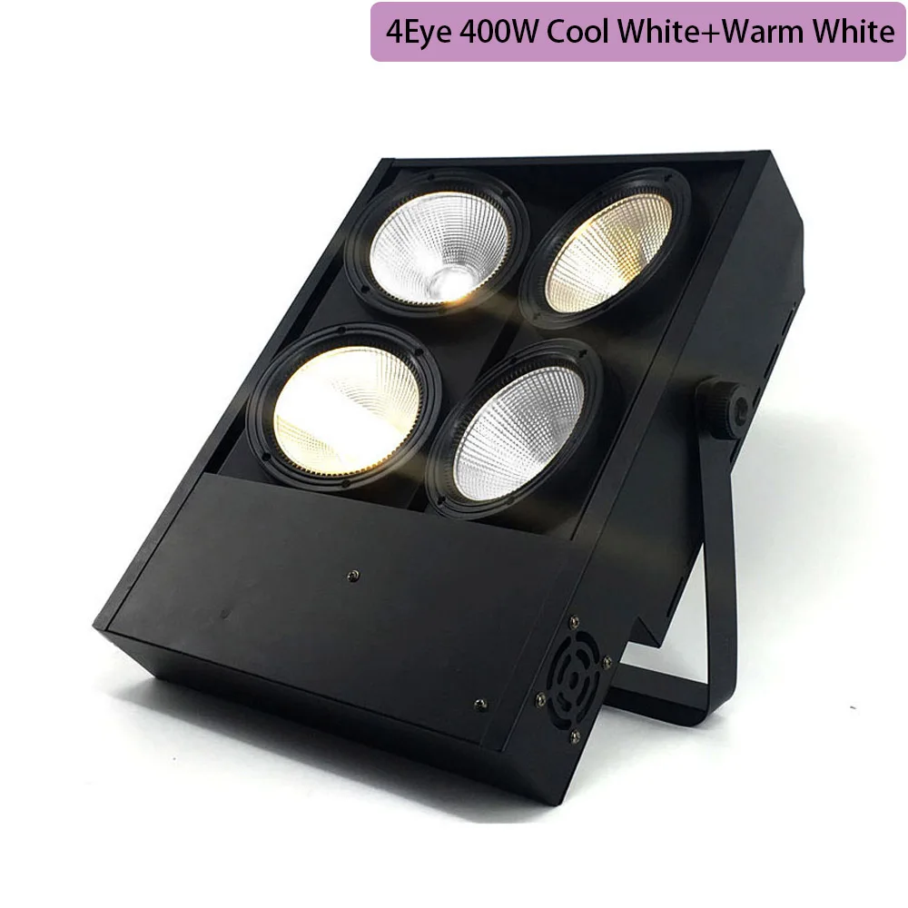4Eye 400W Cool Warm 1 шт. 200 Вт COB Stgae светильник 4x100 Вт Led Blinder 100 Вт RGBWA UV 6в1/5в1/4в1/Холодный теплый белый DJ Par Точечный светильник для баров и театров - Цвет: 4Eye 400W Cool Warm