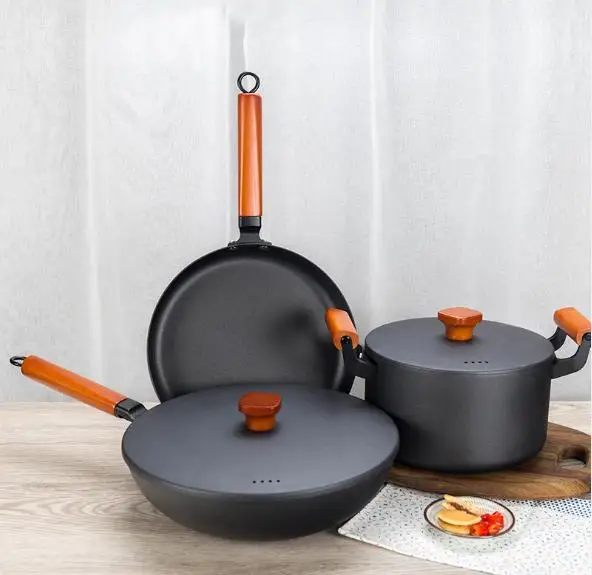 для кухни Высококачественная кухонная посуда набор кастрюль кастрюля без ручки