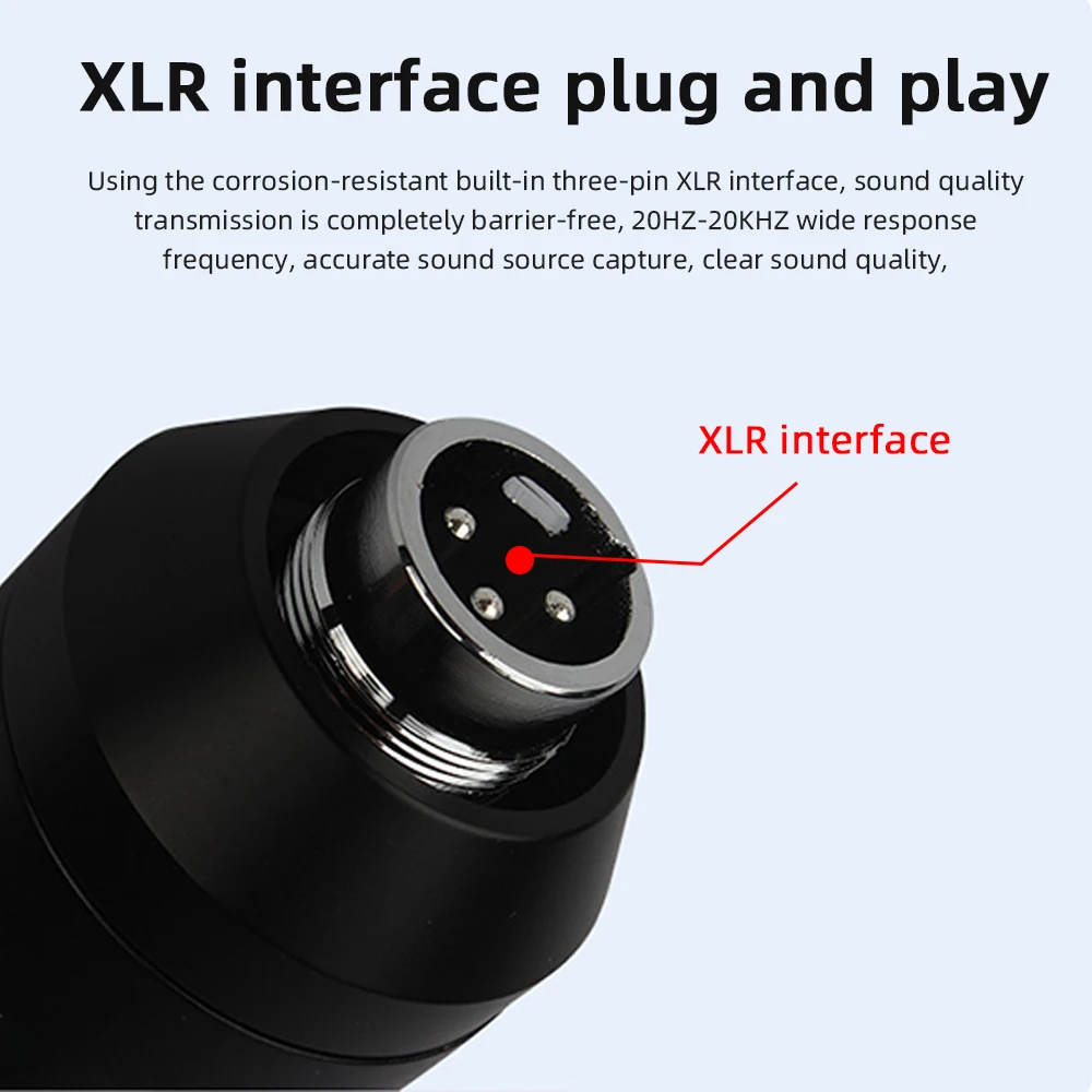 3.5mm Wired Professional Studio Condenser Microphone Sound Recording Gaming Streaming For Computer/PC | Электроника