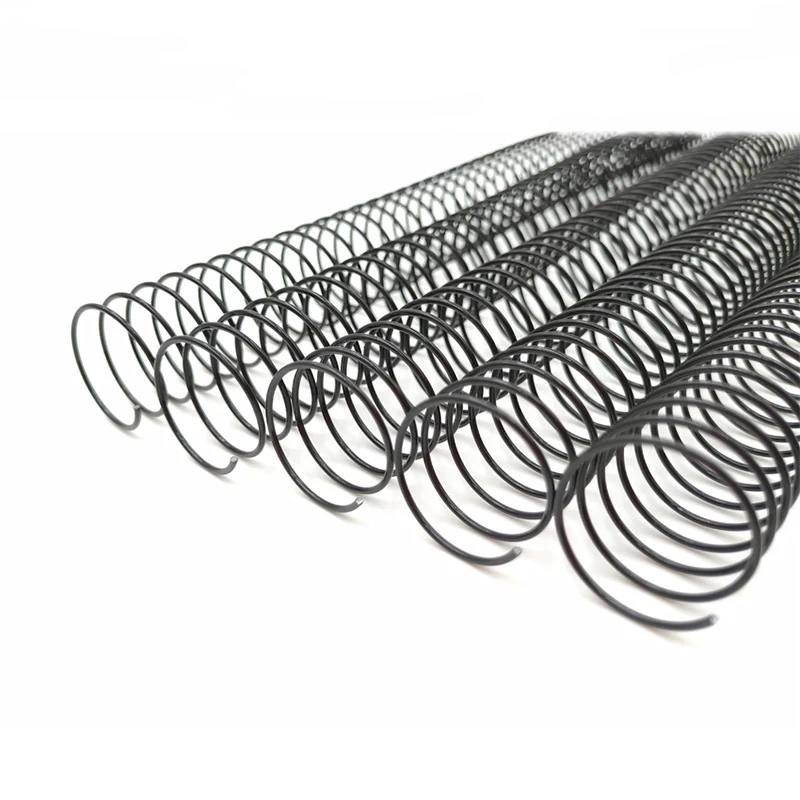 80pcs/Lot Metal A4 Size 1/3 Pitch 30 Rings Single Coil Spring Spiral Wire Binding Loop Calendar Loose-leaf Notebook Iron School
