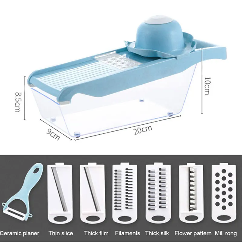

Manual Vegetable Cutter With Steel Blade Slicer Fruit Potato Peeler Carrot Cheese Grater Vegetable Slicer Kitchen Tool