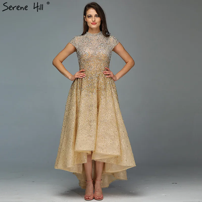 Дубай роскошные серебряные ассиметричные вечерние платья 2021 с высокой